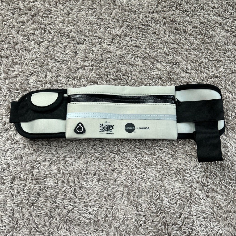 Drumstick Dash 2022 Running Belt‎ Gray Black Adjustable Waist Pack Ambetter MHS
